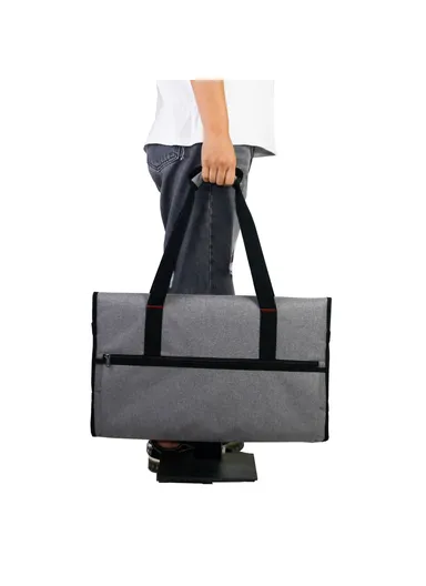 24" LCD Screens and Monitors Protective Monitor Bag with Velvet Lining Travel Carrying Case (W72 x H54)cm - Grey