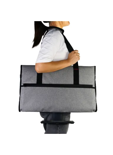 24" LCD Screens and Monitors Protective Monitor Bag with Velvet Lining Travel Carrying Case (W72 x H54)cm - Grey