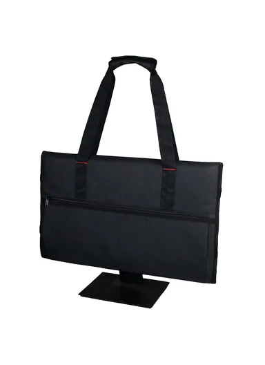 24" LCD Screens and Monitors Protective Monitor Bag with Velvet Lining Travel Carrying Case (W72 x H54)cm - Black