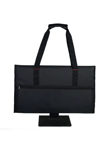 24" LCD Screens and Monitors Protective Monitor Bag with Velvet Lining Travel Carrying Case (W72 x H54)cm - Black