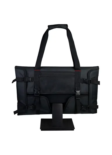 24" LCD Screens and Monitors Protective Monitor Bag with Velvet Lining Travel Carrying Case (W72 x H54)cm - Black