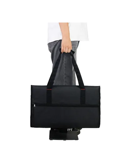 24" LCD Screens and Monitors Protective Monitor Bag with Velvet Lining Travel Carrying Case (W72 x H54)cm - Black