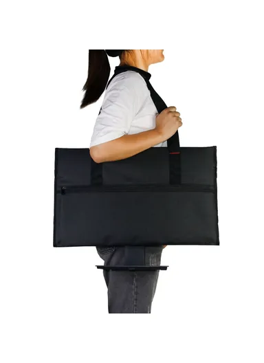 24" LCD Screens and Monitors Protective Monitor Bag with Velvet Lining Travel Carrying Case (W72 x H54)cm - Black