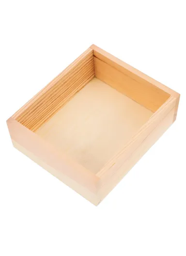 Multi-Purpose Wooden Organizer Box Desktop Storage Container (L30 x W30 x H8)cm