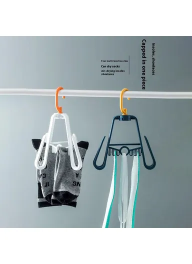 Folding Plastic Shoe Rack, Multi Tier Rotating Shoes Drying Rack Space Saving (D18 x H24)cm - Light Green