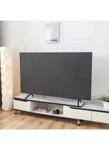 56 - 65 Inch Display Monitor Elastic Dust Cover TV Screen Protector Sleeve - Dark Grey / M
