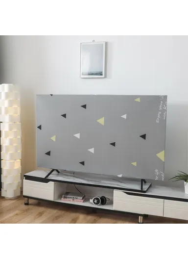 56 - 65 Inch Display Monitor Elastic Dust Cover TV Screen Protector Sleeve - Grey / M