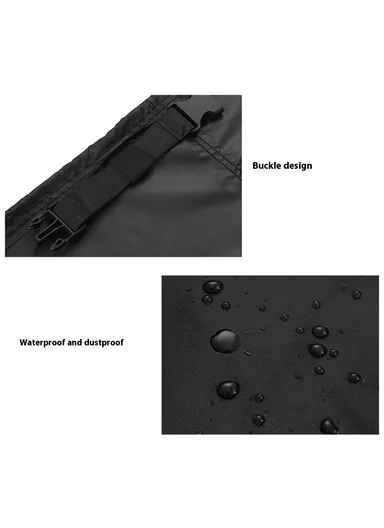 80 - 85 Inch TV Cover Outdoor Waterproof Oxford Cloth Wall Mounted Television Protective Sleeve (L190.5 x W11.43 x H114)cm