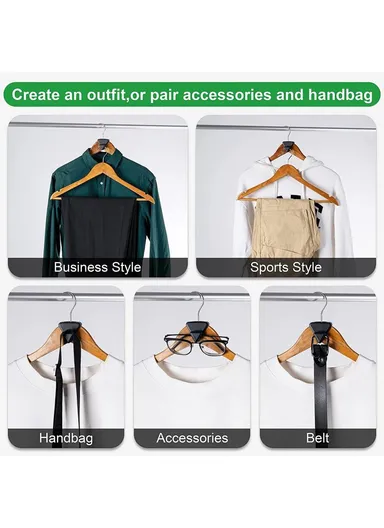 18-Pcs Clothes Hanger Connector Hooks, Wardrobe Save Space Organizer Hooks (L5 x W2.5 x H5)cm - Heart Shape