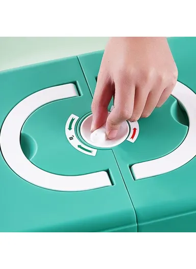 Multi Layer First Aid Kit Box Medical Storage Organizer Medicine Container - Orange