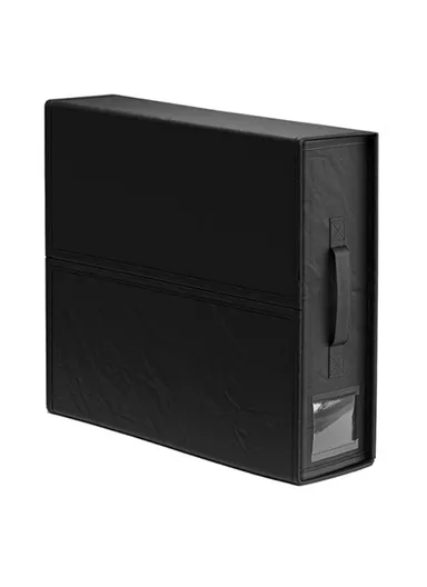 Under Bed Storage Box Oxford Cloth Foldable Clothes Blanket Organiser Handbag - Black