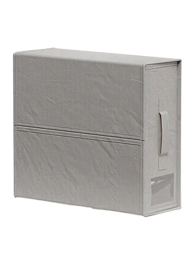 Under Bed Storage Box Oxford Cloth Foldable Clothes Blanket Organiser Handbag - Grey