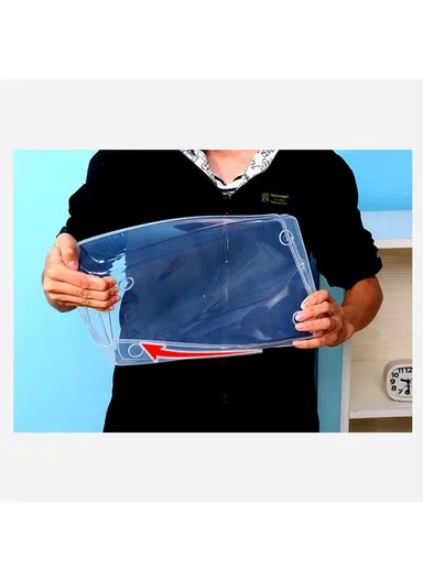 4-Pcs Large Transparent Shoe Organizer, Box Closet Plastic Shoe Storage Case Organizer (L37 x W21.5 x H13)cm - Pink