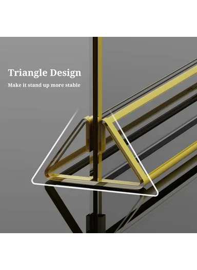 6Pcs Vertical Sign Menu Holder, T-Shaped Double-Sided Acrylic Clear Display Stand (L10 x W15)cm
