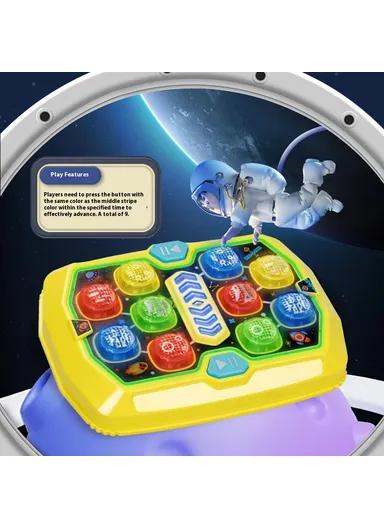 Five Star Toys 2-Player Battle Game Toy Interactive Memory Training Toy for Kids - Black