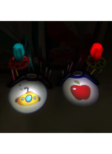 Multi-functional Slide Projector for Kids Creative Painting Projection Puzzle Game - Red