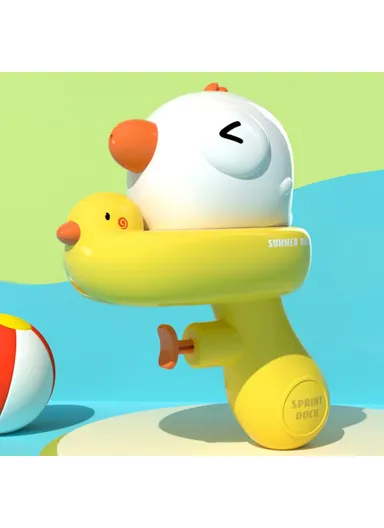 Cartoon Animal Summer Water Gun Kids Fun Toy Water Activity Shooter Plaything, Summer Outdoor Play Beach Sand - Duck