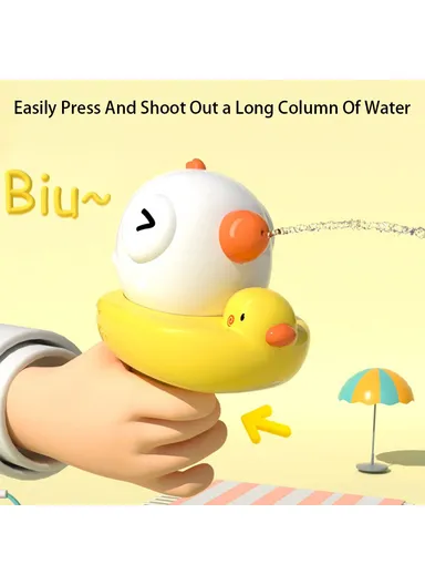 Cartoon Animal Summer Water Gun Kids Fun Toy Water Activity Shooter Plaything, Summer Outdoor Play Beach Sand - Duck