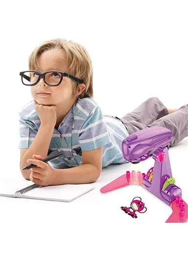 Drawing Projector for Kids Tracing Drawing Projector Toy Sketcher with Light YM133 - Purple