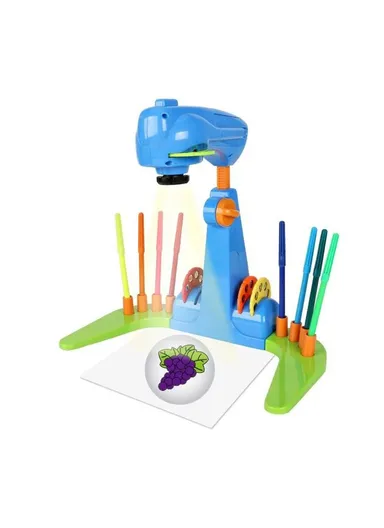 Drawing Projector for Kids Tracing Drawing Projector Toy Sketcher with Light YM133 - Blue