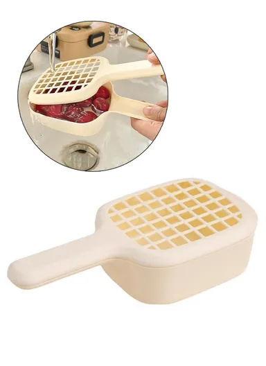 Kitchen Fruit Washing Strainer PP Basket with Lid Home Fruit Vegetable Washing Bowl Drainer