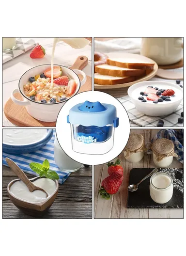 Cartoon Design Greek Yogurt Strainer Cold Brew Yogurt Separator Whey Filter ( BPA Free , No FDA ) - Orange