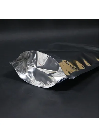 100Pcs 20C Zip Lock Aluminum Foil Stand-up Sealing Bag MX-067 (L16 x W5 x H24)cm