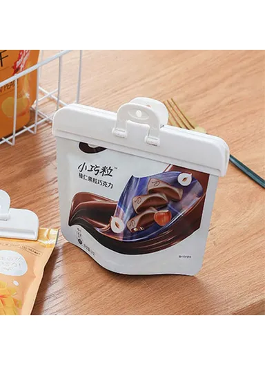 2-Pcs Home Sealing Food Clips, Moisture-proof Food Keeping Fresh Clips (L16.4 x W5)cm - Size: L