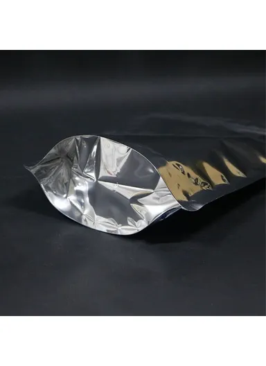 100Pcs Reusable Zipper Smell-Proof Lock Bag, Multi-Use 16C Aluminium Foil Stand Up Food Sotrage Pouches MX-009 (L20 x W5 x H30)cm