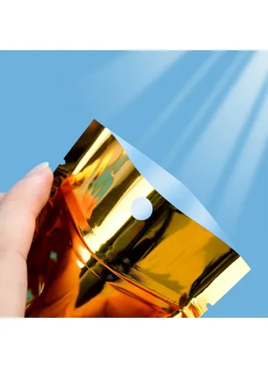 100-Pcs 16C Sealing Stand Up Bags, Transparent Window Design Food Storage Bags MX-111 (L13 x W5 x H20.5)cm