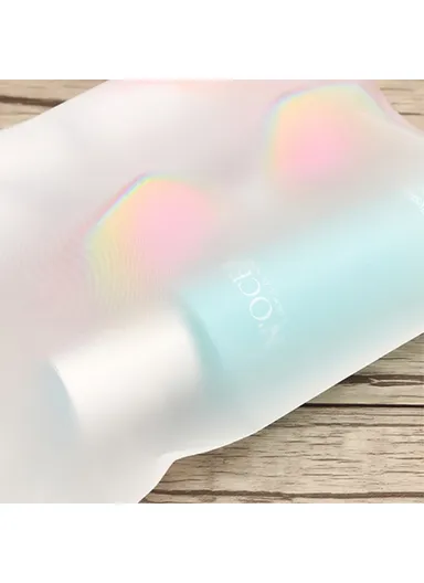 100Pcs 16C Thickness Travel Storage Pouch EVA Resealable Sliding Zip Bags MX-063 (L25 x W35)cm