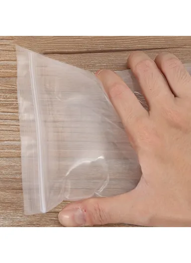 100-Pcs Clear Storage PE Bags Resealable Ziplock Sealing Pouches MX-054 (L36 x W48)cm