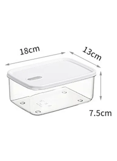 1350ml Refrigerator Food Organizers PE+PET Containers Bins with Lids TY-59365