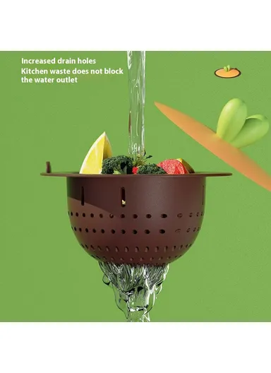 Carrot Shaped Silicone Sink Strainer Kitchen Drain Filter Basket Vegetable Washing Anti-Clog for Home - White