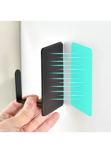 2-Pcs Column Shape Carbon Steel Magnetic Hook Kitchen Refrigerator Hanging Hook - White