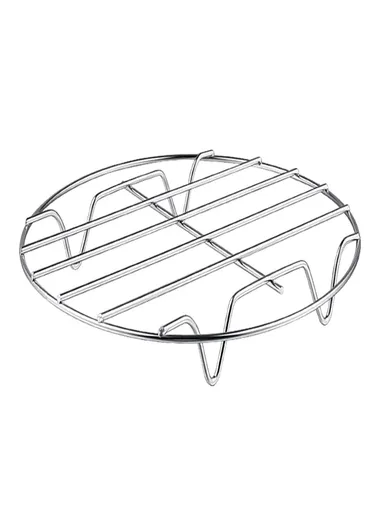 10-Pcs Set Air Fryer Accessory Kit for 3.2QT-5.8QT Air Fryer Frying Baking Pan Rack Pizza Tray Pot Metal Holder Set - 8-inch