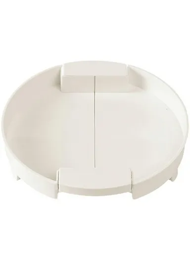 Expandable Kitchen Spice Rack Organizer, Multi-Purpose Turntable Storage Holder (D25-31 x H5.5)cm