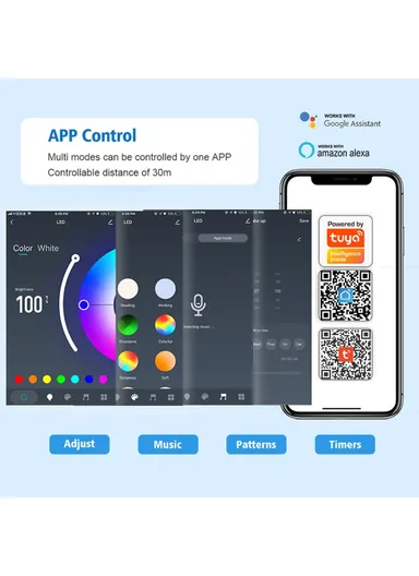 3-Pcs DIY Hexagonal Honeycomb LED Light RGBIC LED Wall Lamp with Smart APP Voice Control 