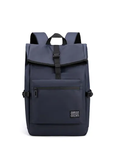 16-Inch Laptop Backpack, Large Capacity Oxford Cloth Travel Bag (W28 x D14 x H44)cm - Blue