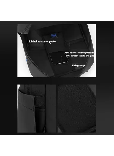 Men's Travel Backpack Nylon Lightweight Laptop Backpack Casual Daypack 1295 - Army Green