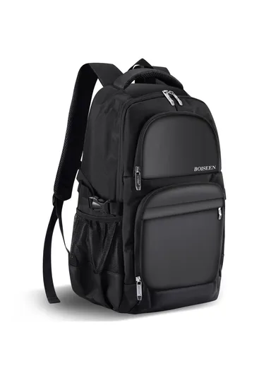USB Port Dual Shoulders Bag Waterproof Nylon Laptop Backpack Travel Daypack 3878 (W32 x D20 x H50)cm