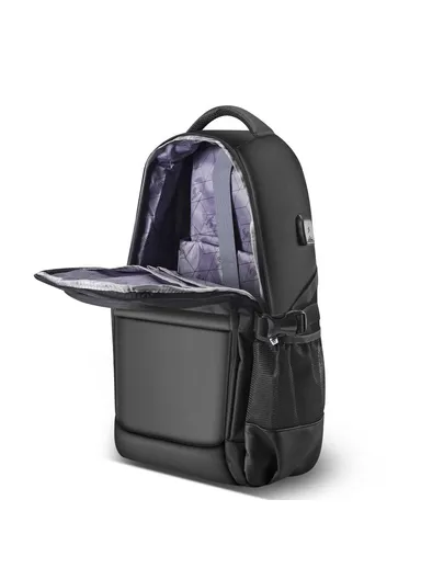 USB Port Dual Shoulders Bag Waterproof Nylon Laptop Backpack Travel Daypack 3878 (W32 x D20 x H50)cm