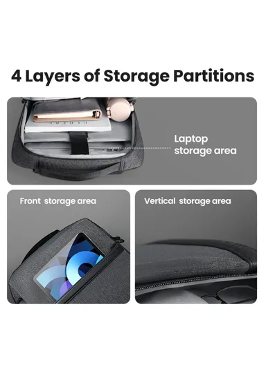 15.6" 600D Oxford Cloth Travel Backpack, Waterproof Laptop Carrying Daypack 90798 