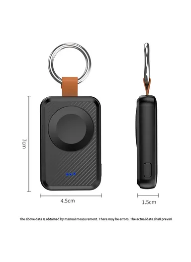 2000mAh Magnetic Wireless Charger for Apple Watch Mini Power Bank S1 - White