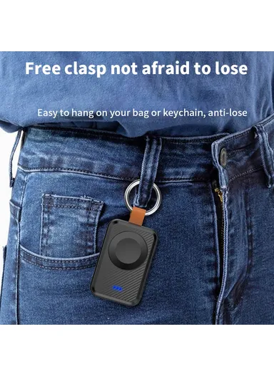 2000mAh Magnetic Wireless Charger for Apple Watch Mini Power Bank S1 - White