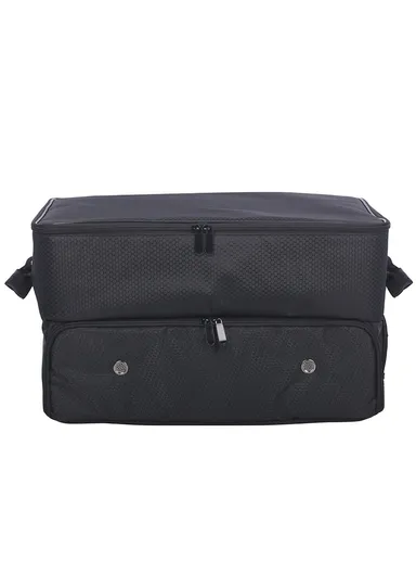 Folding Golf Organizer Bag Portable Clothing Storage Case with Shoes Compartment LI2158 - Dark Grey