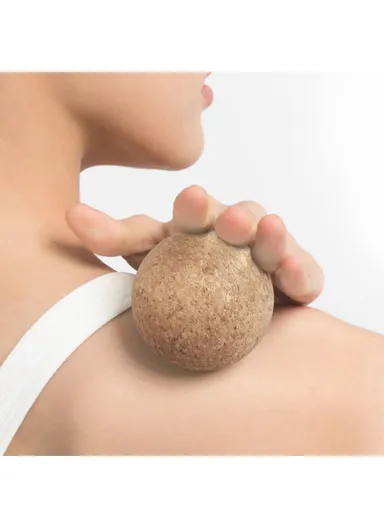 12cm Diameter Comfortable Massager Cork Massage Ball, Deep Tissue Muscle Massaging &amp; Physical Therapy Massage Ball