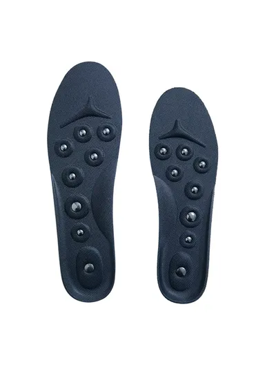 1 Pair 16 Magnetic Stones Massage Insoles, Breathable Sweat-absorbent Arch Support Insoles (L25.5 x W9)cm / 35-41 - S