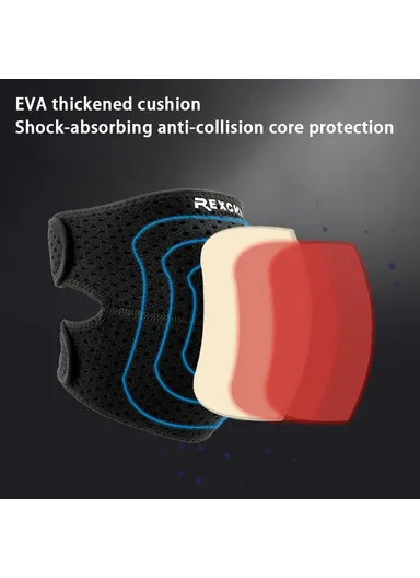 1-Pc Men Women Sports Knee Brace Breathable Compression Knee Sleeve HX08 - S