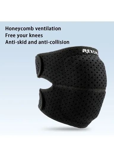 1-Pc Men Women Sports Knee Brace Breathable Compression Knee Sleeve HX08 - S
